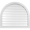Ekena Millwork Round Top Surface Mount PVC Gable Vent: Functional, w/ 2"W x 2"P Brickmould Sill Frame, 34"W x 30"H GVPRT34X3003SF - alternate 1